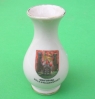 Vase with Wolfsburg Volkswagen city badge