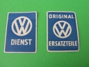 Original Erstazteile and VW Dienst spare parts sticker