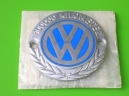 VW 100k car badge
