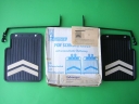 VW chevron mudflaps black 1