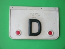 d sign WEGU mudflaps